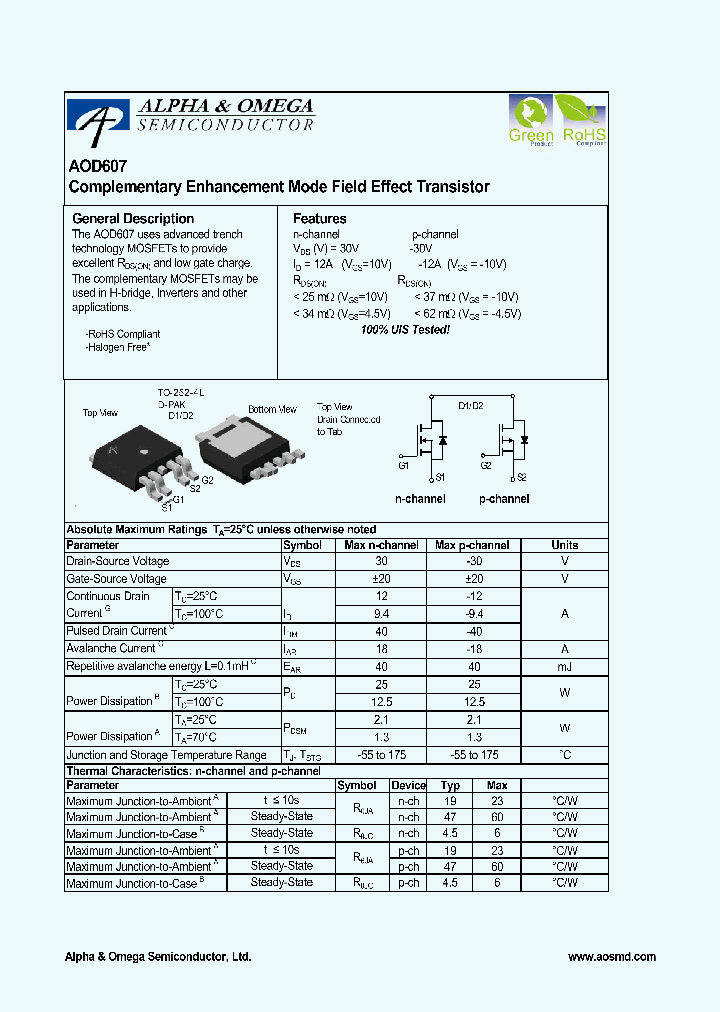 AOD60708_5401515.PDF Datasheet