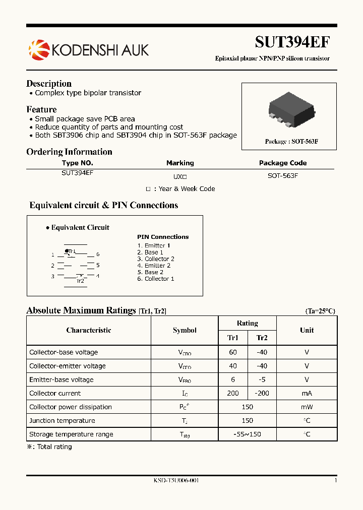 SUT394EF_5402597.PDF Datasheet