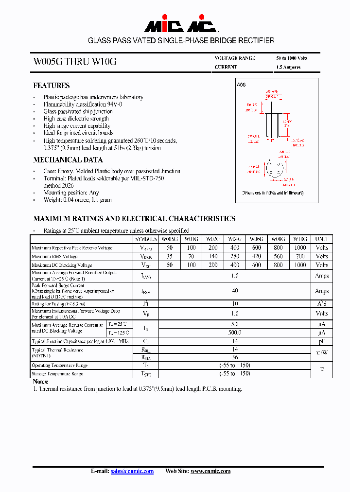 W04G_5402993.PDF Datasheet