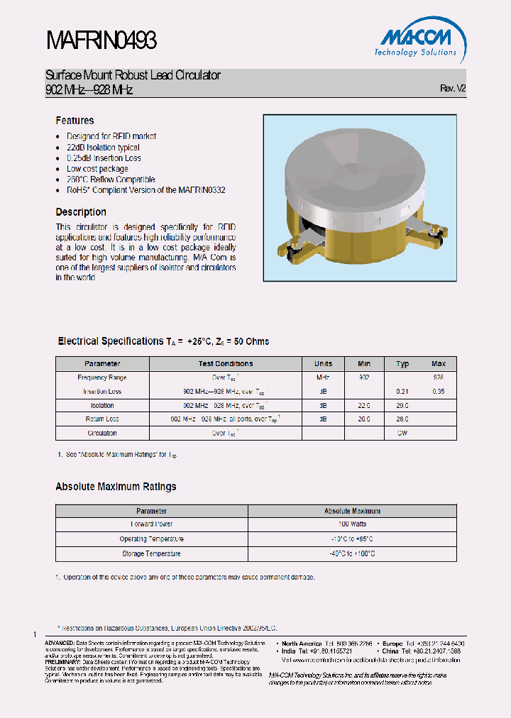 MAFRIN0493_5403482.PDF Datasheet