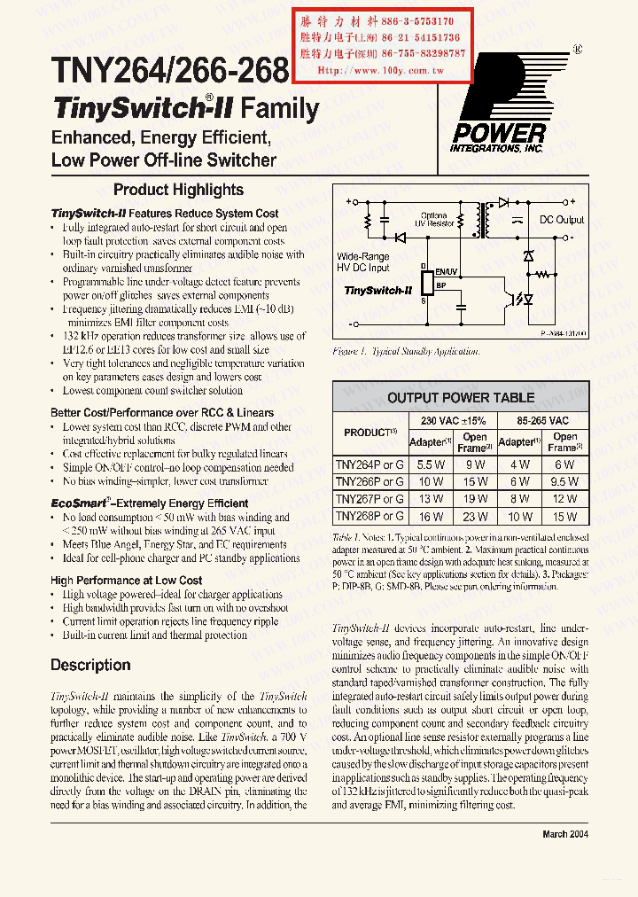 TYN264_5403866.PDF Datasheet