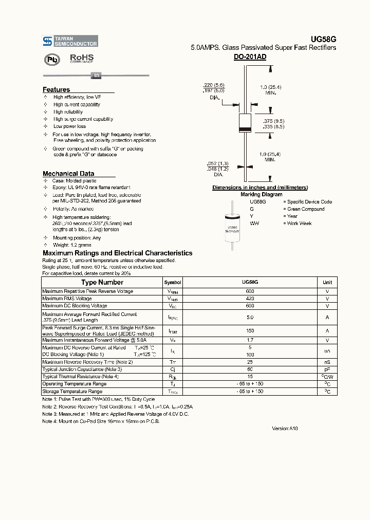 UG58G_5406433.PDF Datasheet