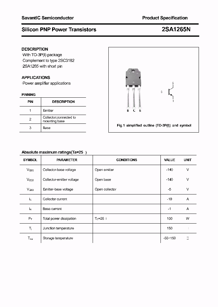 2SA1265N_5406464.PDF Datasheet