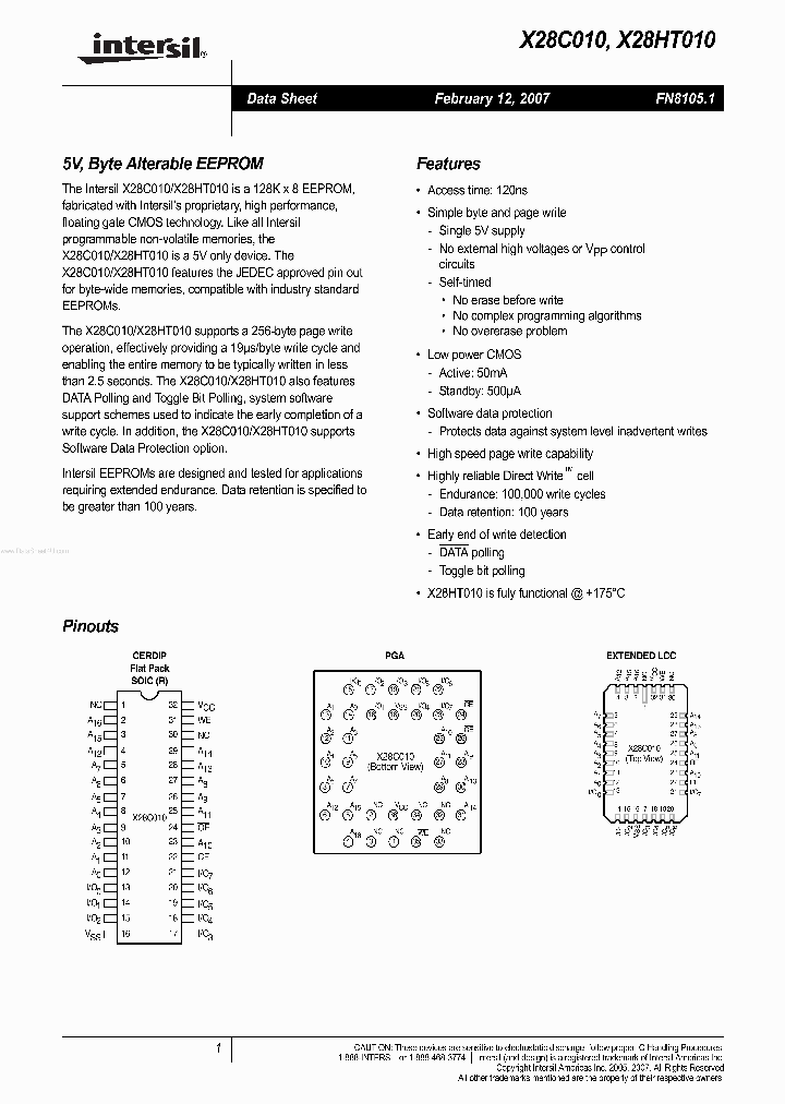 X28C010_5408932.PDF Datasheet