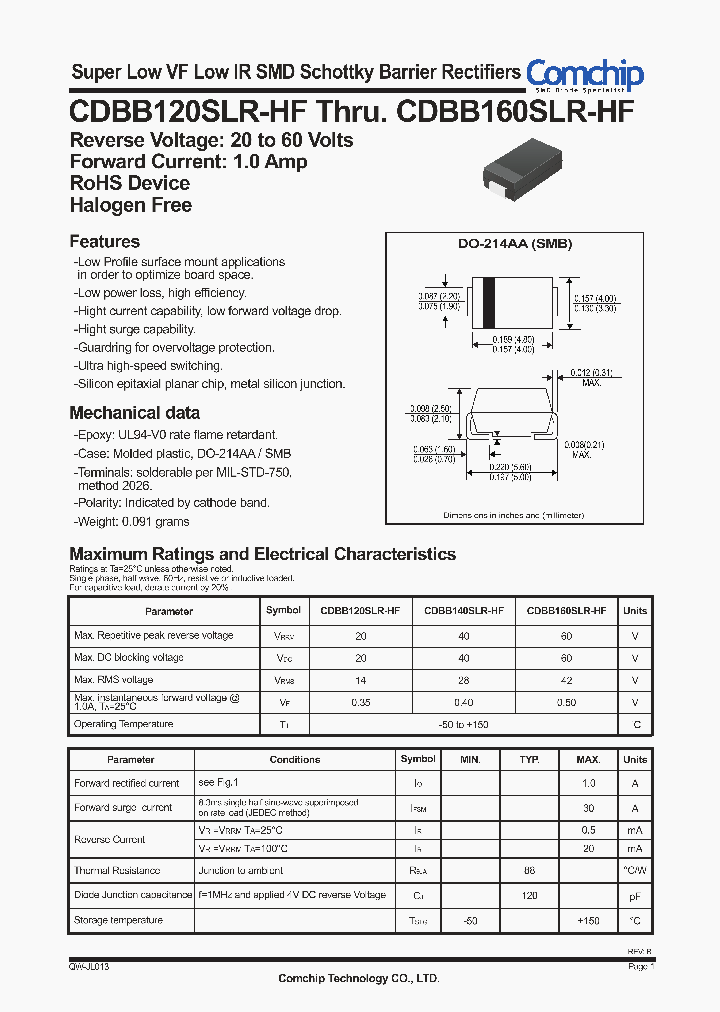CDBB120SLR-HF_5409512.PDF Datasheet