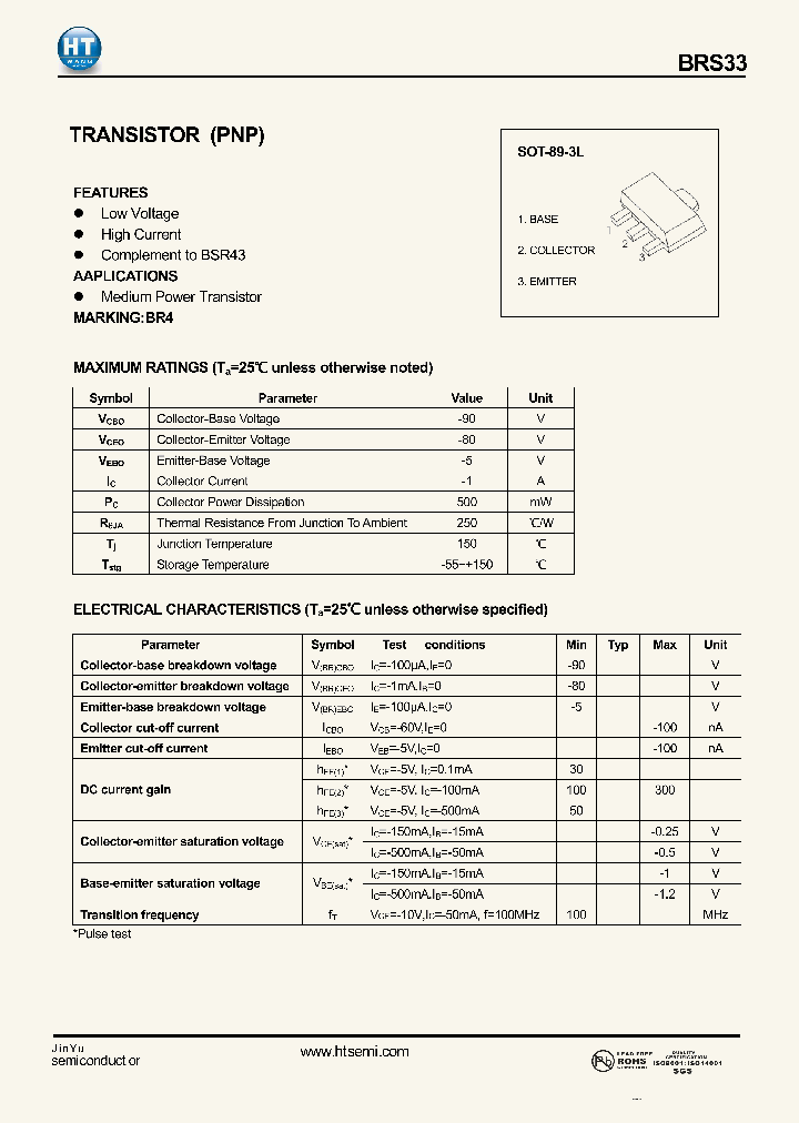 BSR33_5413223.PDF Datasheet