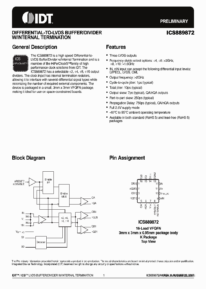 ICS889872_5415218.PDF Datasheet