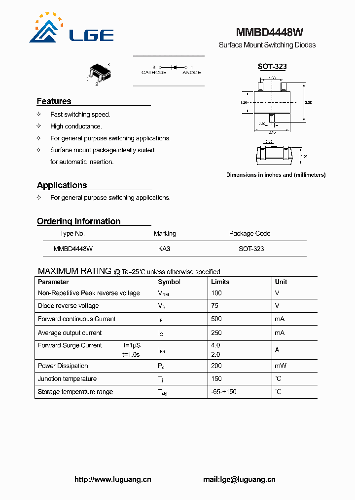 MMBD4448W_5415438.PDF Datasheet