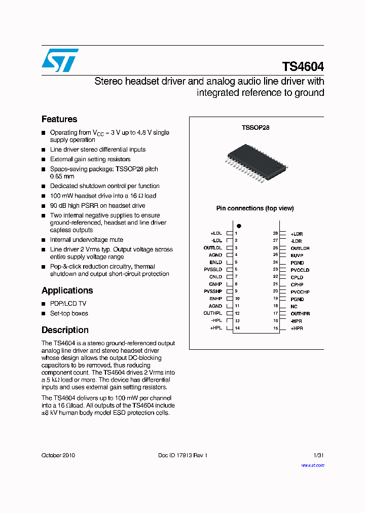 TS4604_5418440.PDF Datasheet