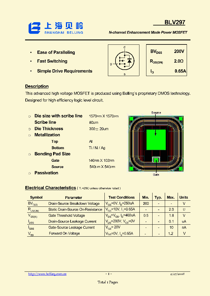 BLV297_5419613.PDF Datasheet