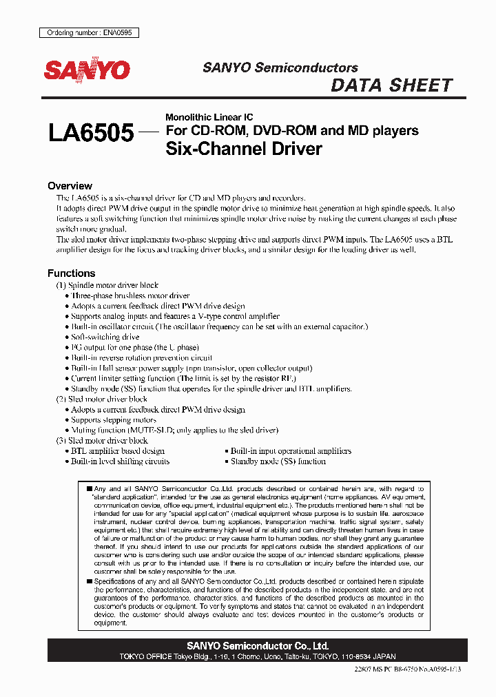 LA6505_5421427.PDF Datasheet