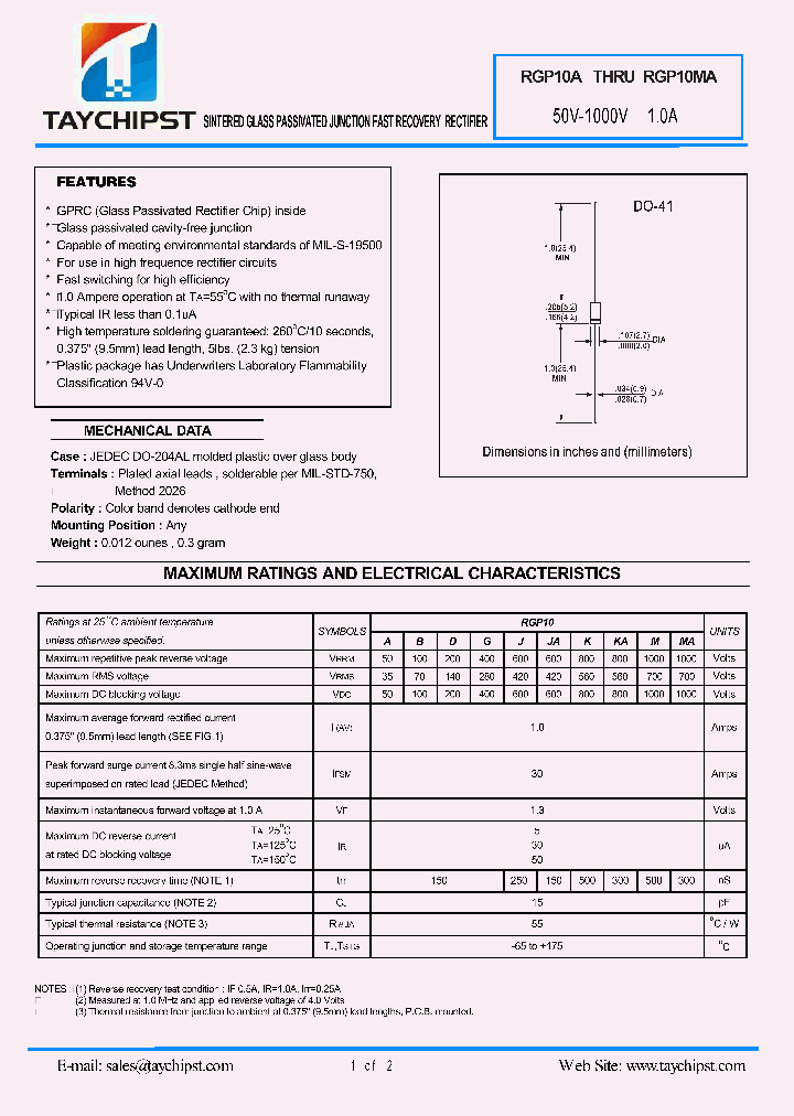 RGP10D_5422669.PDF Datasheet