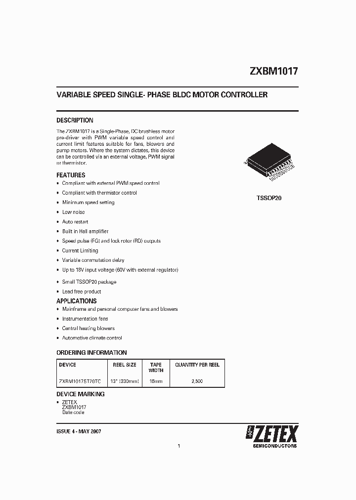 ZXBM101707_5422897.PDF Datasheet