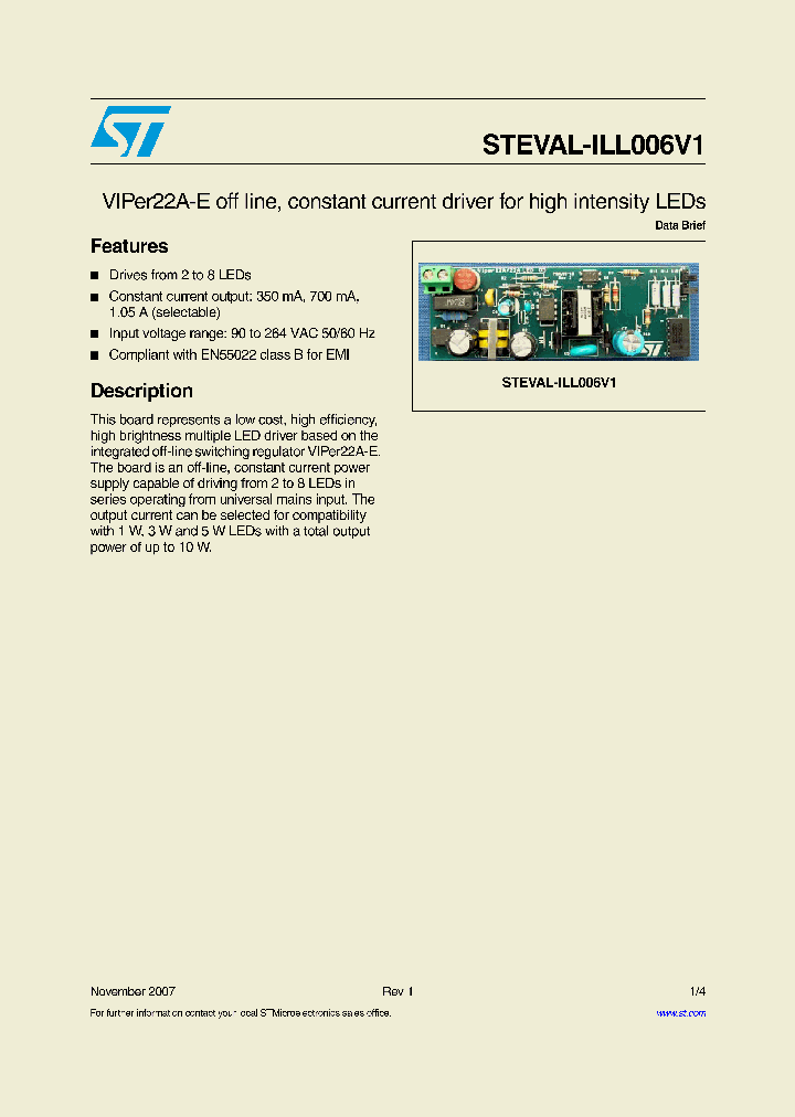 STEVAL-ILL006V1_5425714.PDF Datasheet