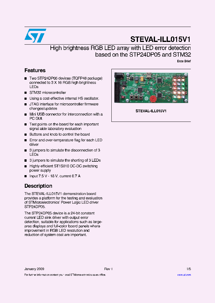 STEVAL-ILL015V1_5425717.PDF Datasheet