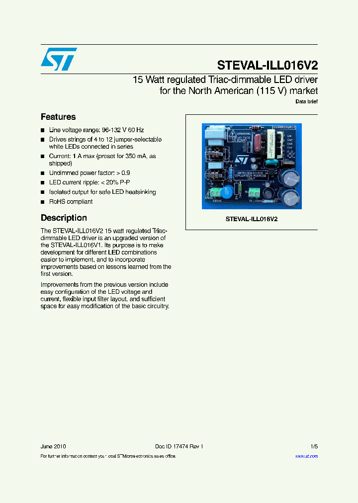 STEVAL-ILL016V2_5425718.PDF Datasheet