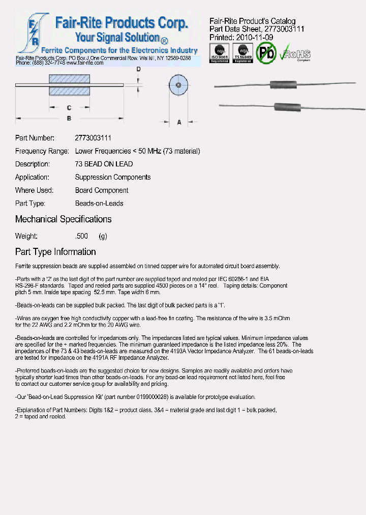 2773003111_5426330.PDF Datasheet