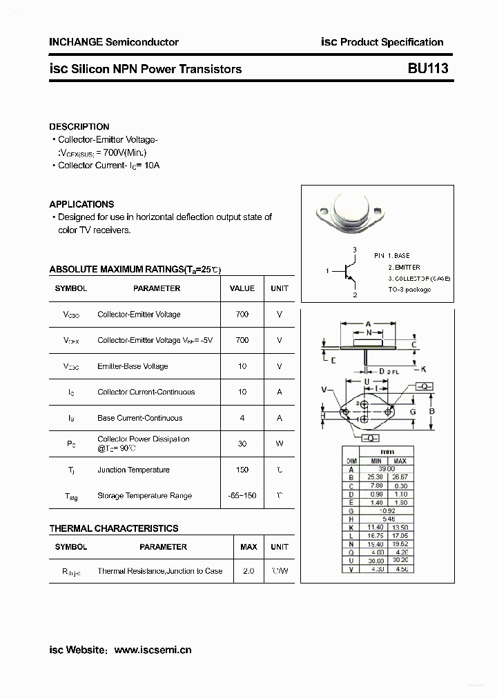 BU113_5426622.PDF Datasheet