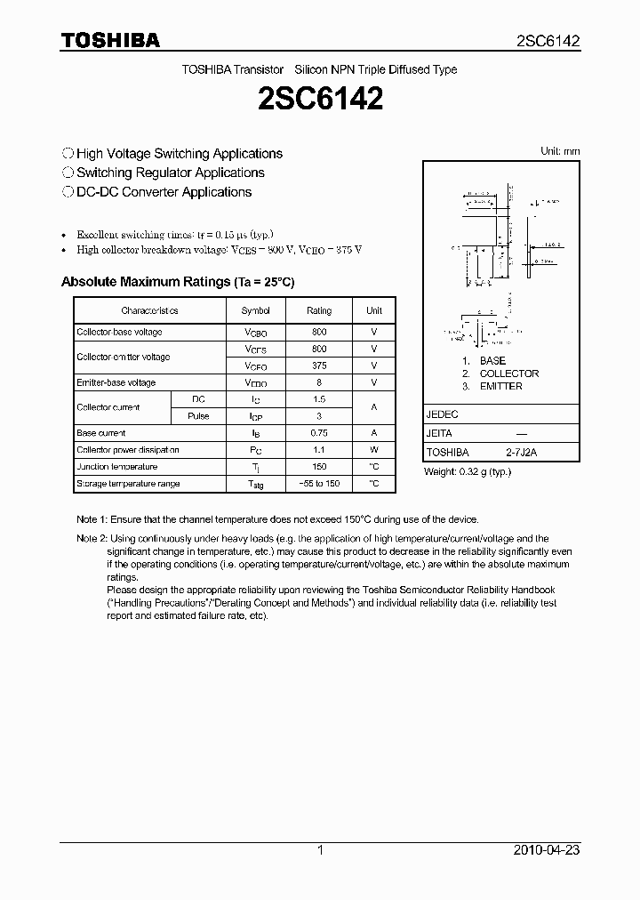 2SC6142_5427303.PDF Datasheet