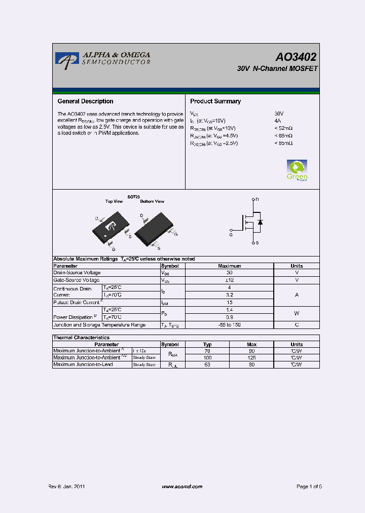 AO3402_5443456.PDF Datasheet
