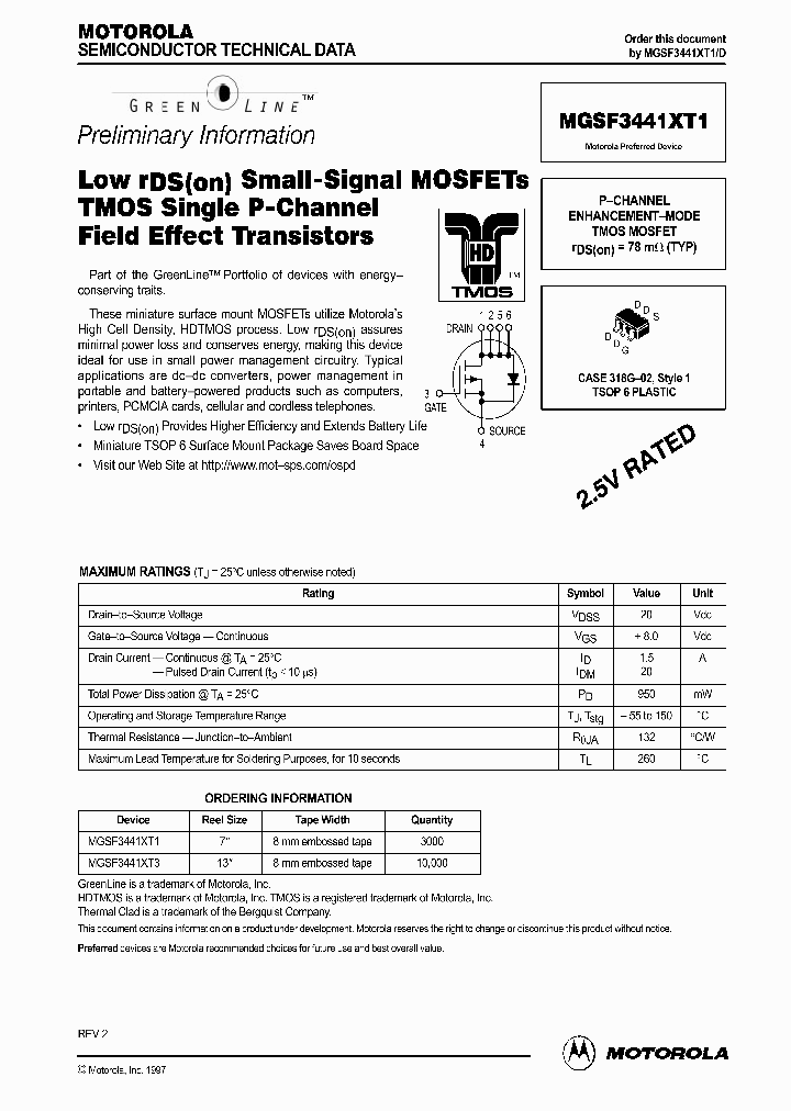 MGSF3441XT1-D_5445691.PDF Datasheet