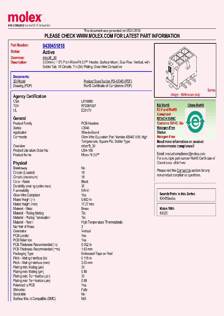 43045-1818_5447544.PDF Datasheet