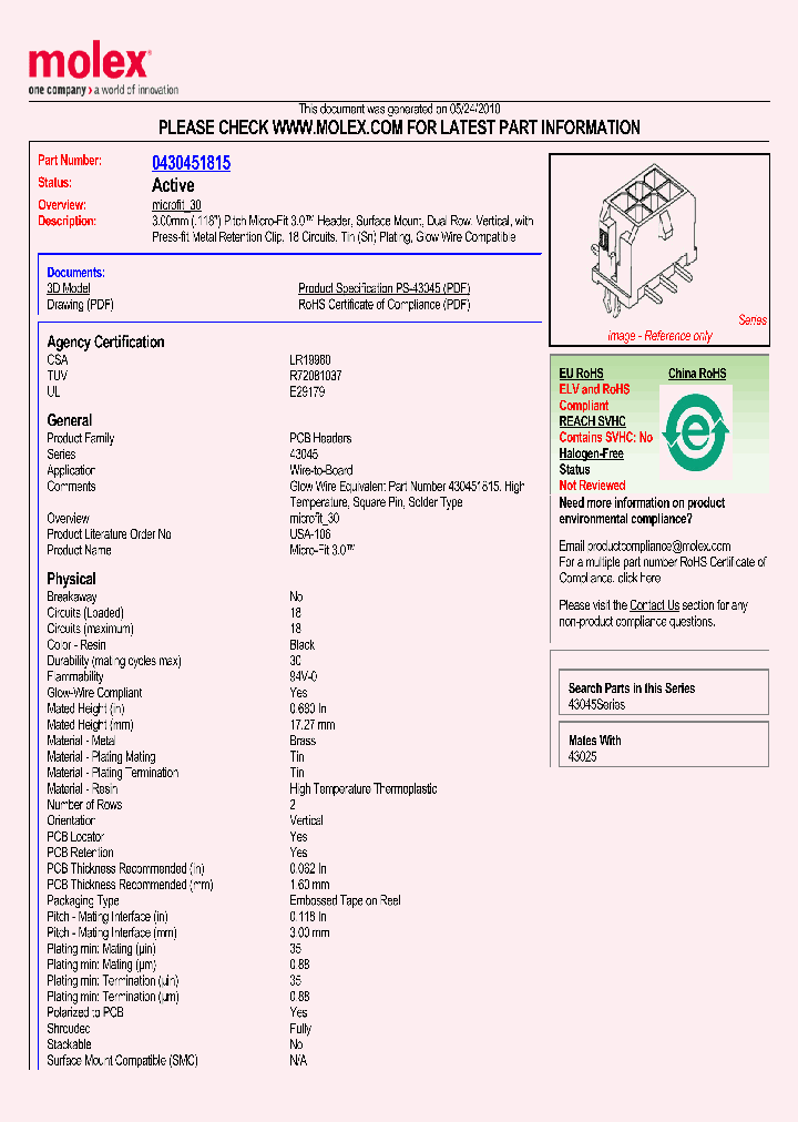 43045-1815_5447541.PDF Datasheet
