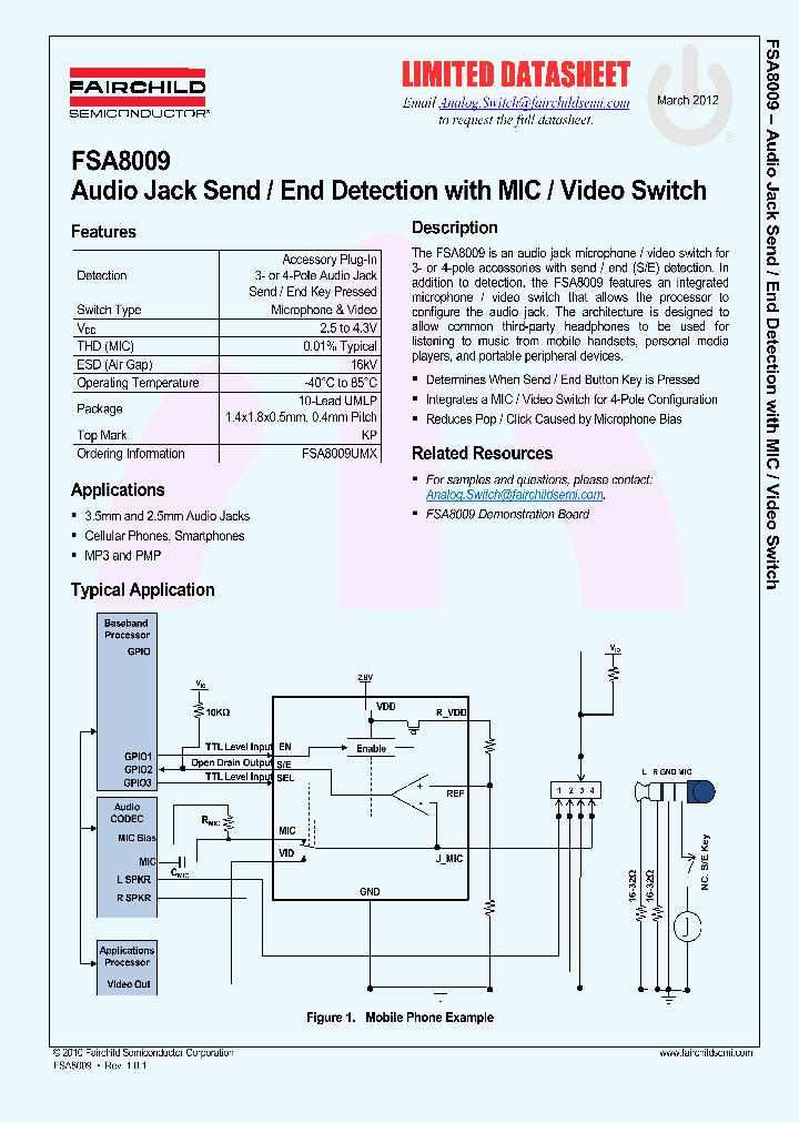 FSA8009_5458951.PDF Datasheet