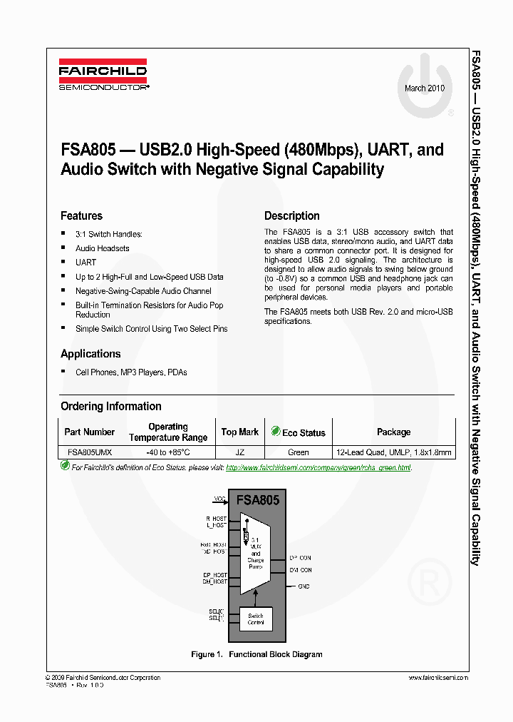 FSA805_5458957.PDF Datasheet