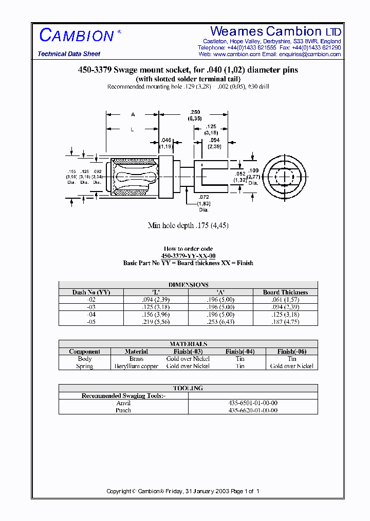 450-3379_5464981.PDF Datasheet