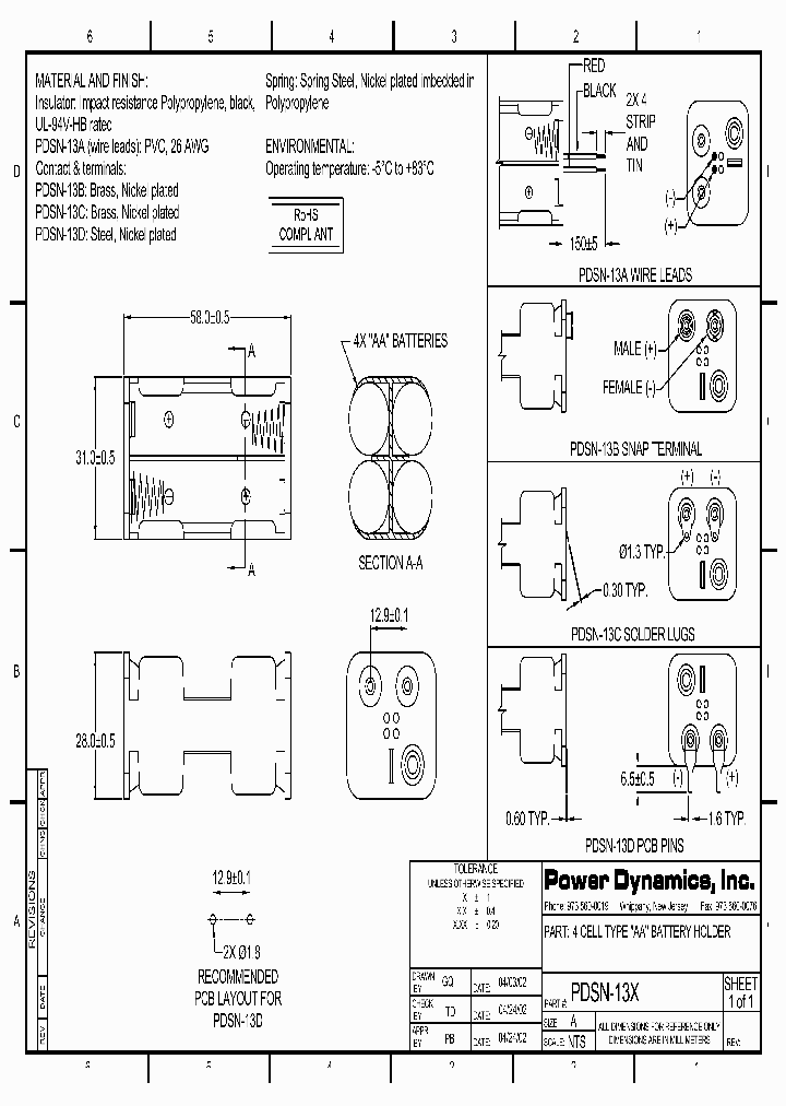 PDSN-13A_5465436.PDF Datasheet
