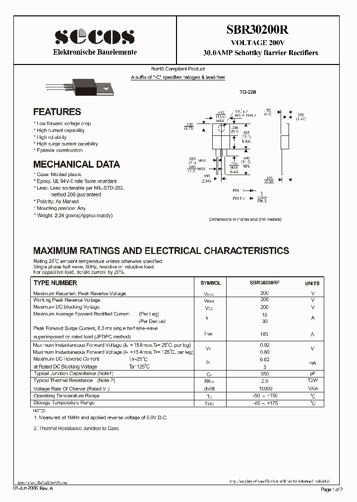 SBR30200R_5467513.PDF Datasheet