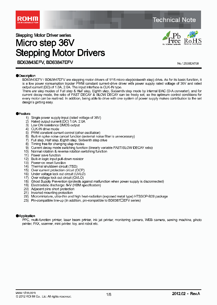 BD63843EFV_5468737.PDF Datasheet