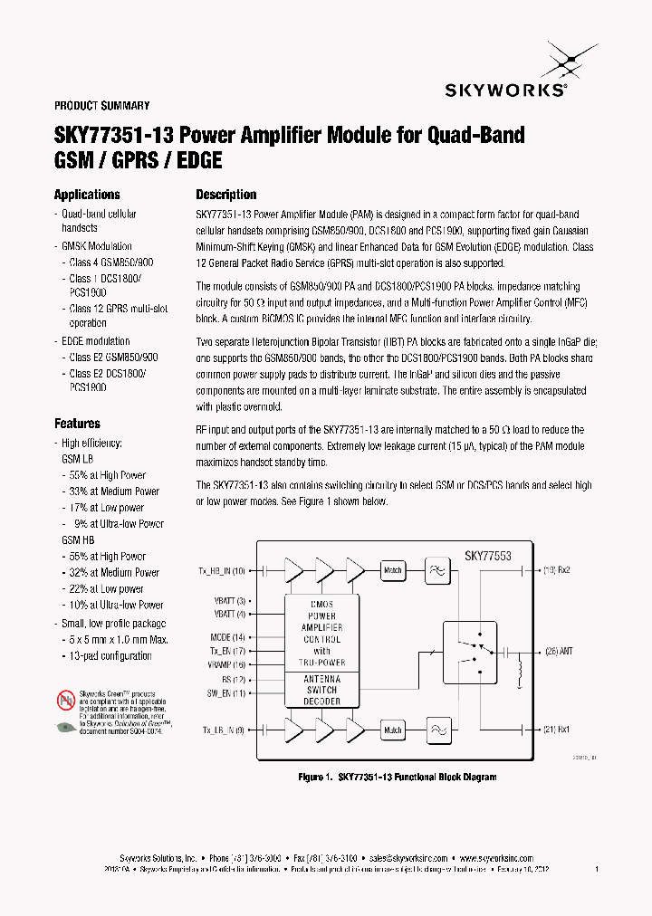 SKY77351-13_5471076.PDF Datasheet