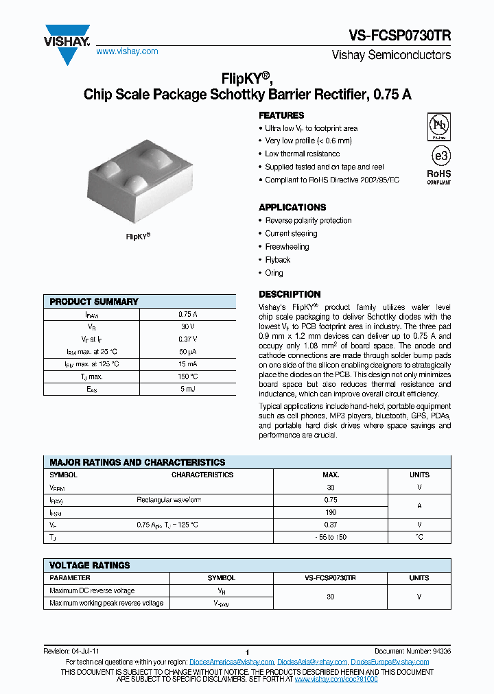 FCSP0730TR_5472019.PDF Datasheet