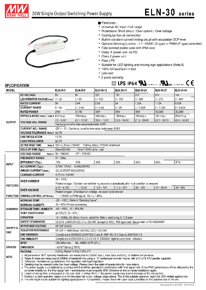 ELN-3012_5475007.PDF Datasheet