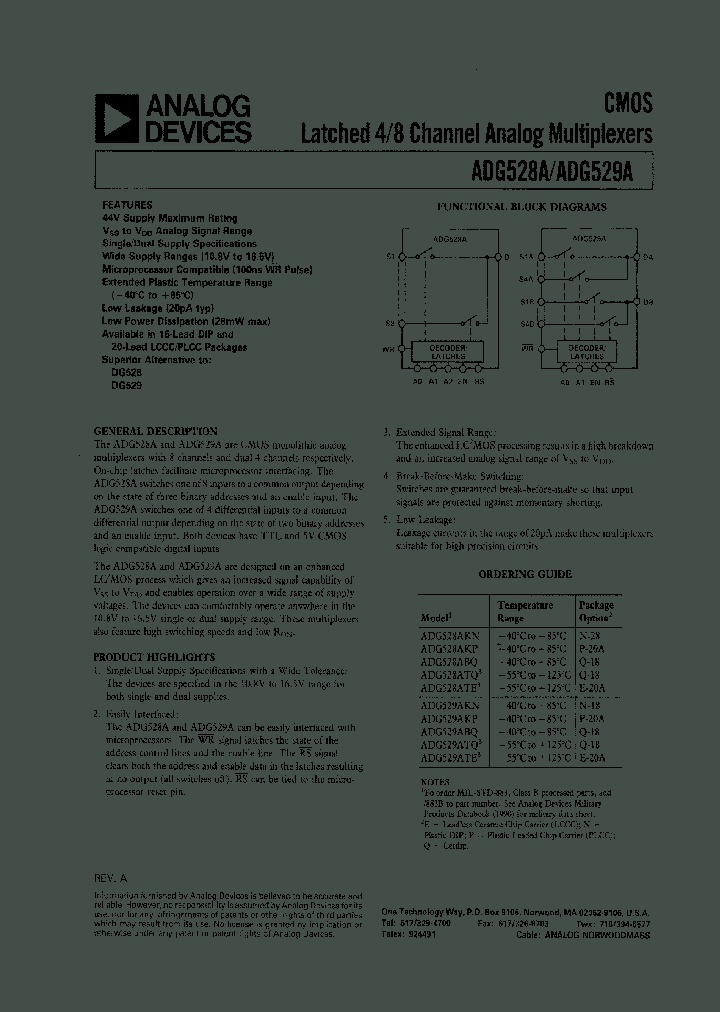 ADG528A_5476817.PDF Datasheet