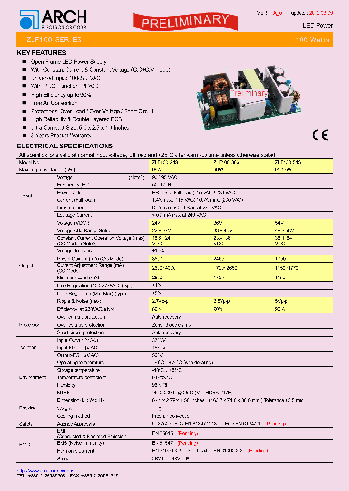 ZLF100-36S_5490439.PDF Datasheet