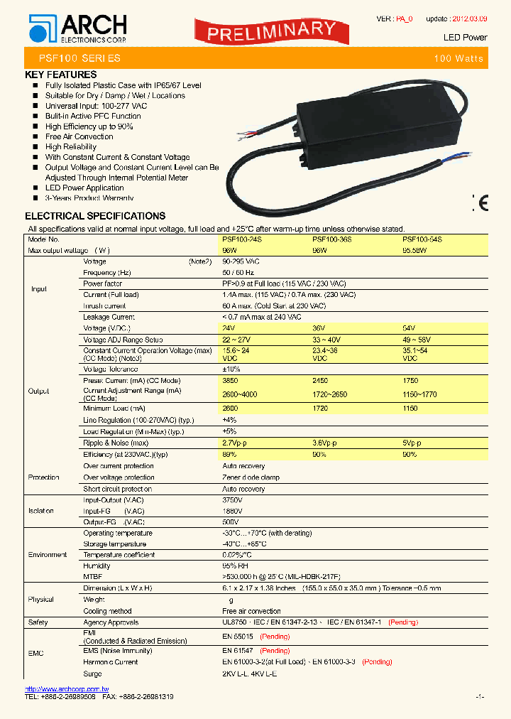 PSF100-36S_5490441.PDF Datasheet