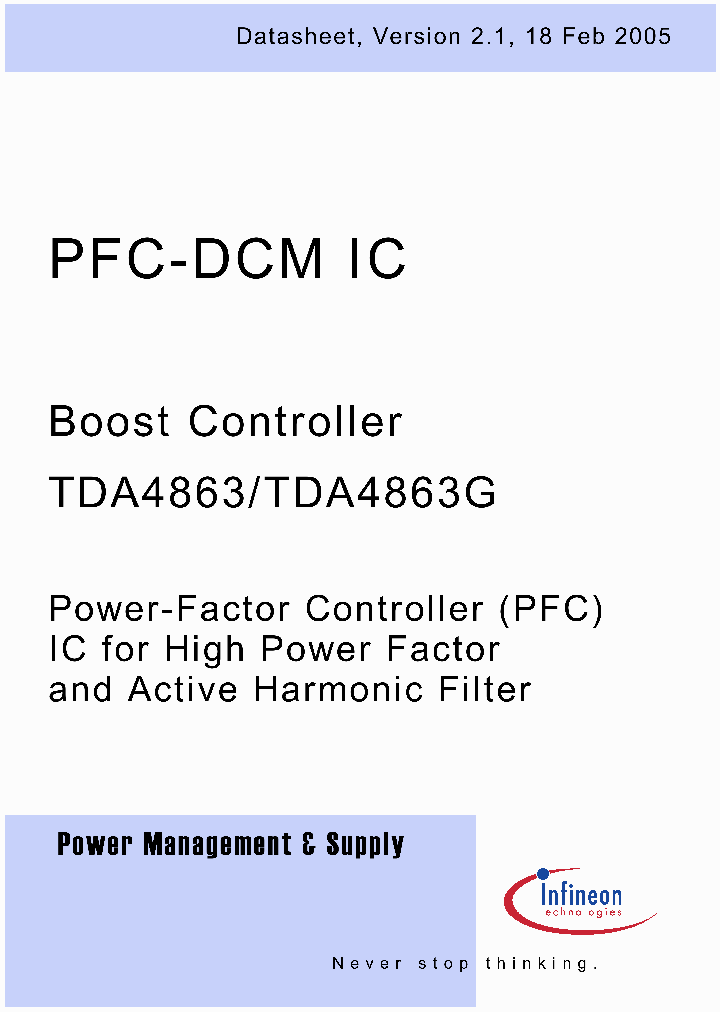 TDA4863_5491178.PDF Datasheet