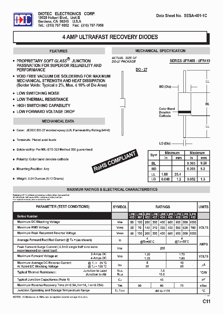 SESA-401-2C_5498621.PDF Datasheet