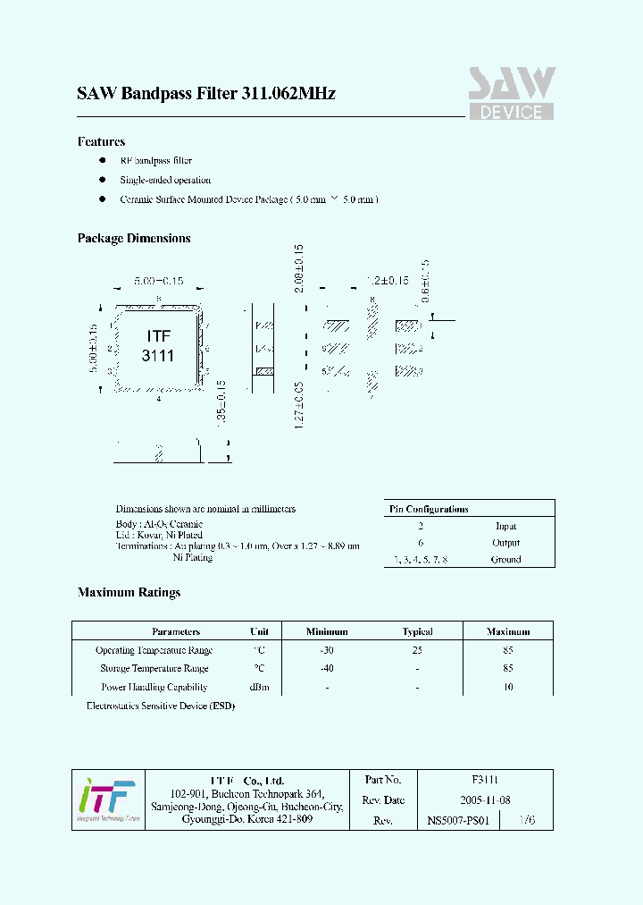 F3111_5500611.PDF Datasheet