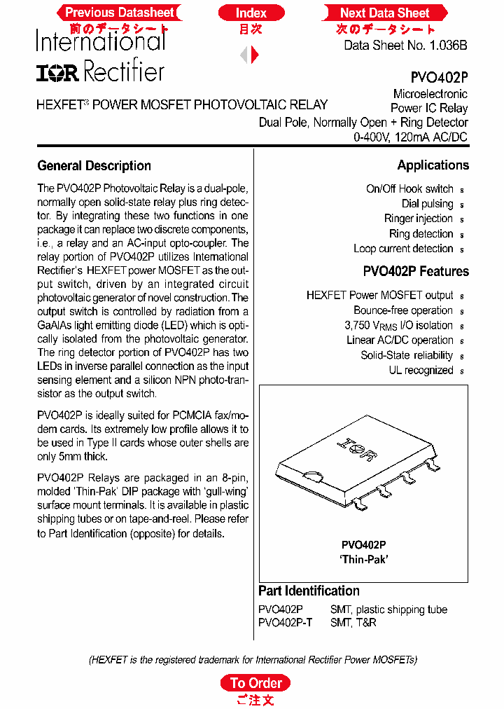 PVO402_5500873.PDF Datasheet