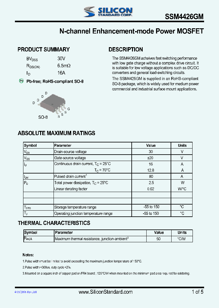 SSM4426GM_5507345.PDF Datasheet