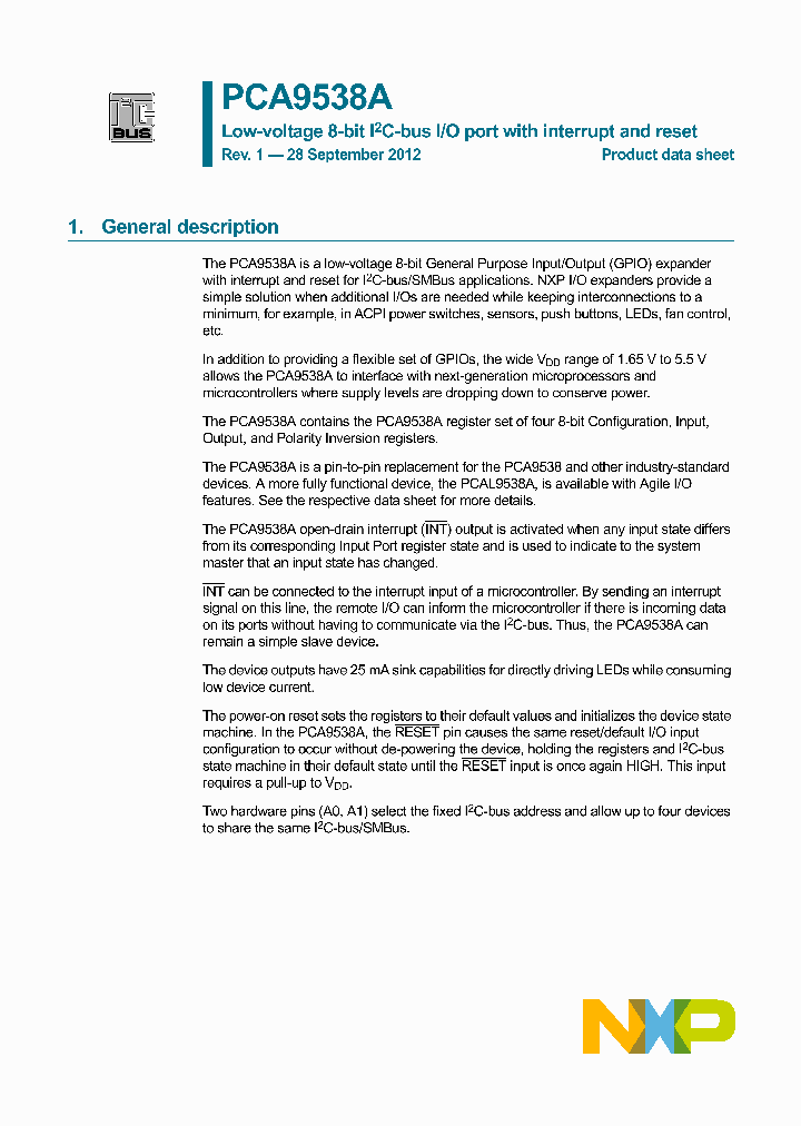 PCA9538A_5511082.PDF Datasheet