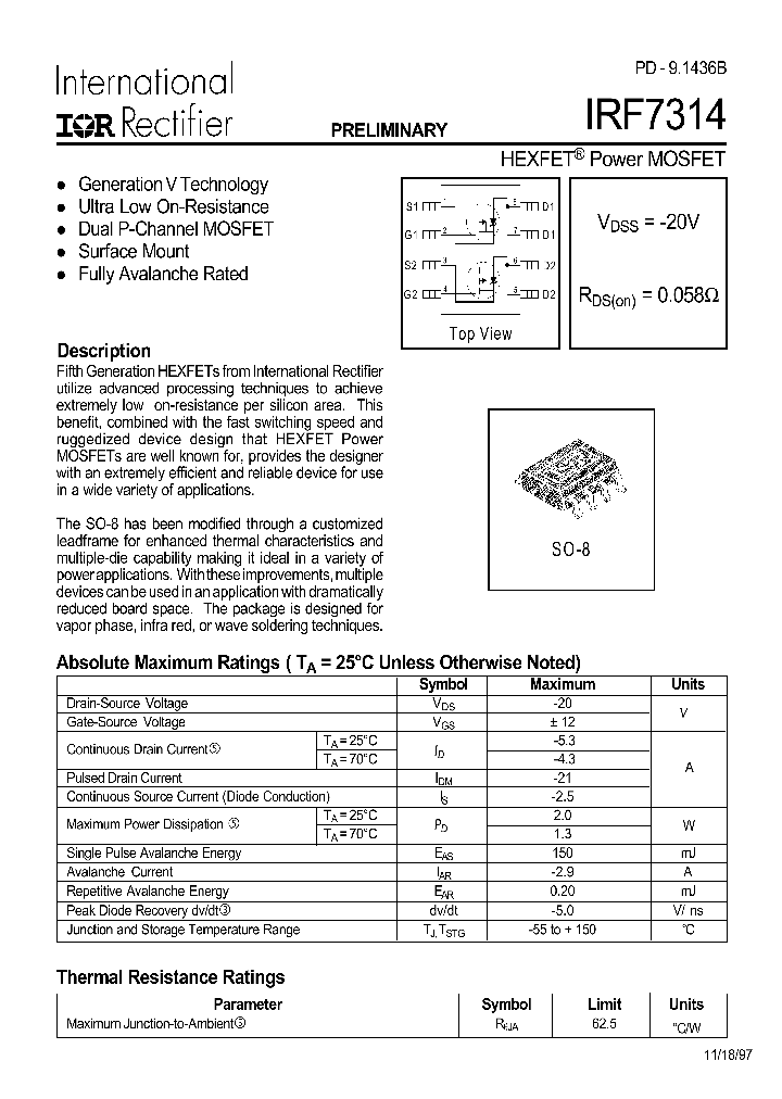 IRF7314TR_5511595.PDF Datasheet