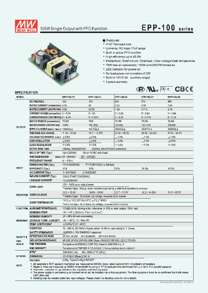 EPP-100_5513589.PDF Datasheet