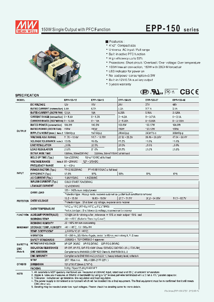 EPP-150_5513590.PDF Datasheet