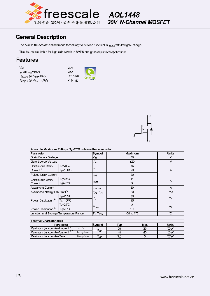 AOL1448_5519997.PDF Datasheet