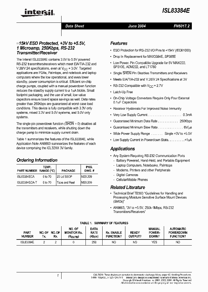 ISL83384E_5520132.PDF Datasheet